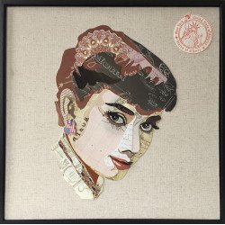 Papier Wandbild Actress