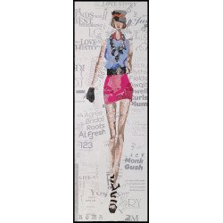 Papier Wandbild Runway II (3-teilig)